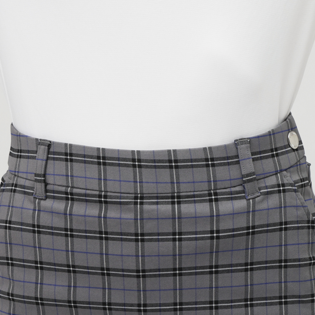 le coq sportif golf Ladies' Golf Apparel Check Pattern Skirt LG5FSK02L