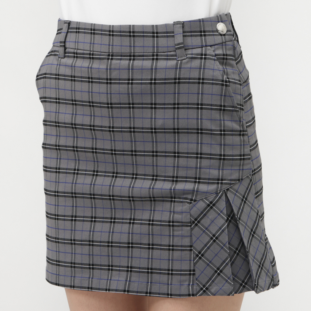le coq sportif golf Ladies' Golf Apparel Check Pattern Skirt LG5FSK02L