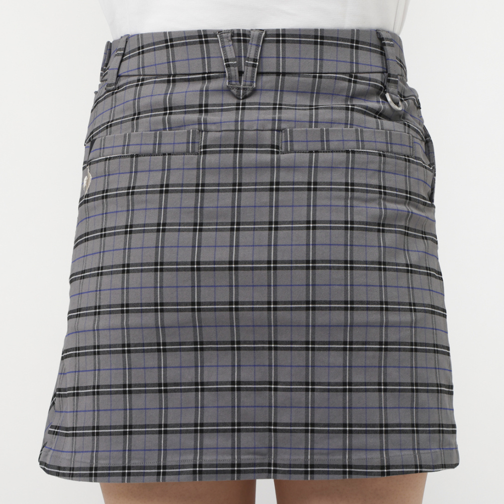 le coq sportif golf Ladies' Golf Apparel Check Pattern Skirt LG5FSK02L