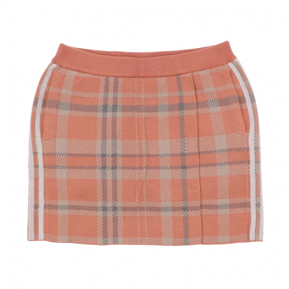 adidas Ladies Golf Wear Tartan Check Knit Skirt HY0862