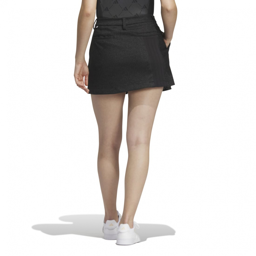 adidas Ladies Golf Wear Wool Textured Front Tuck Skirt HZ6087