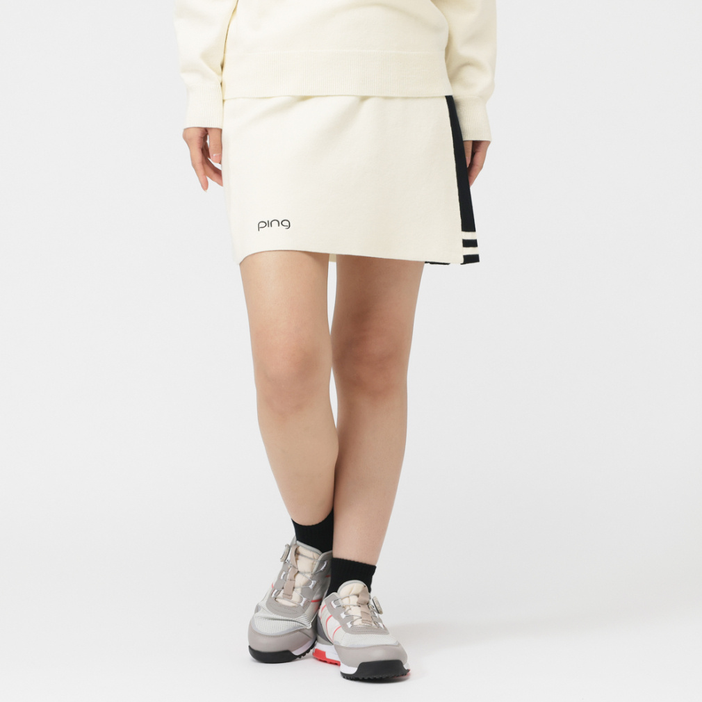 PING Ladies' Golf Apparel Side Pleats Bicolor Skirt 6225234002