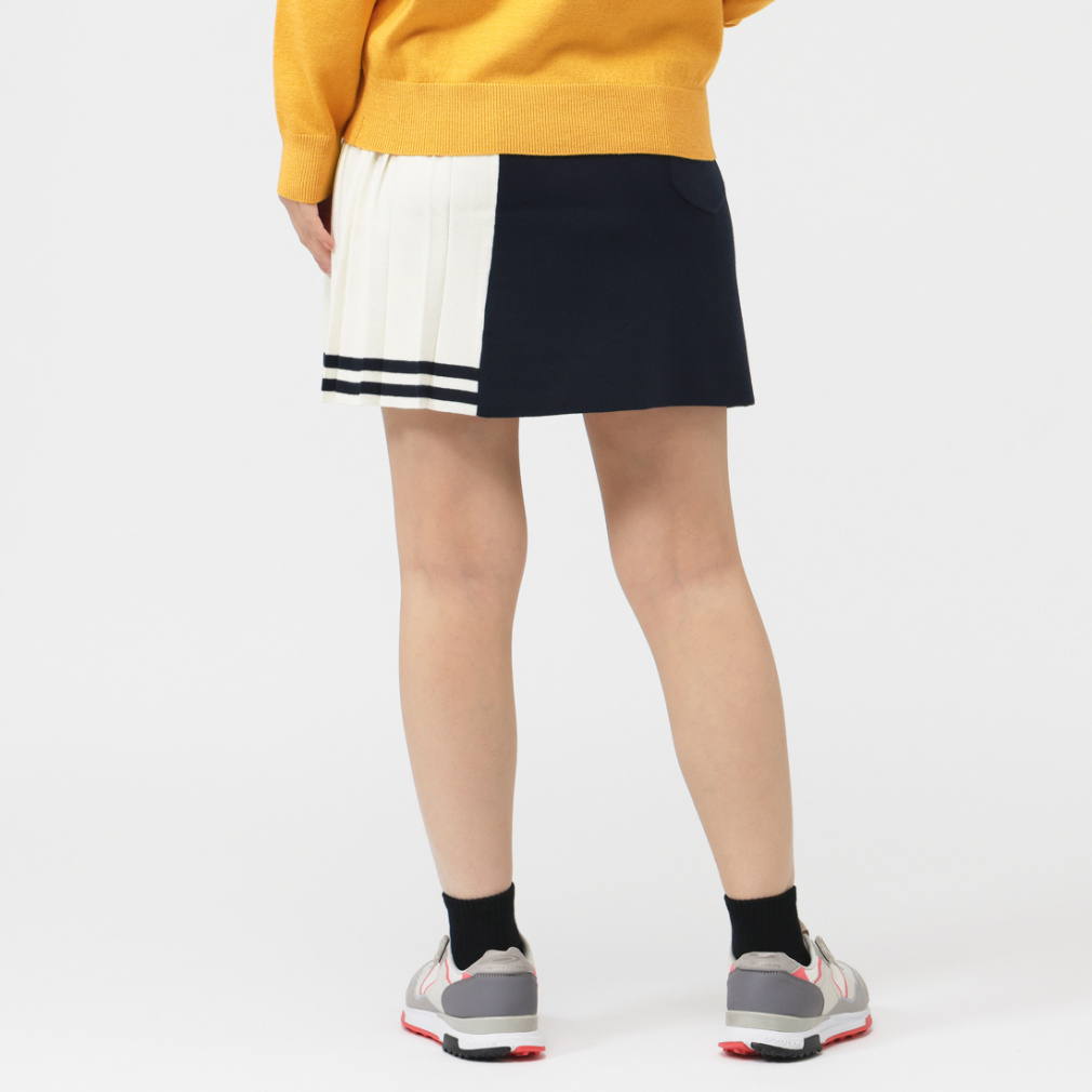 PING Ladies' Golf Apparel Side Pleats Bicolor Skirt 6225234002