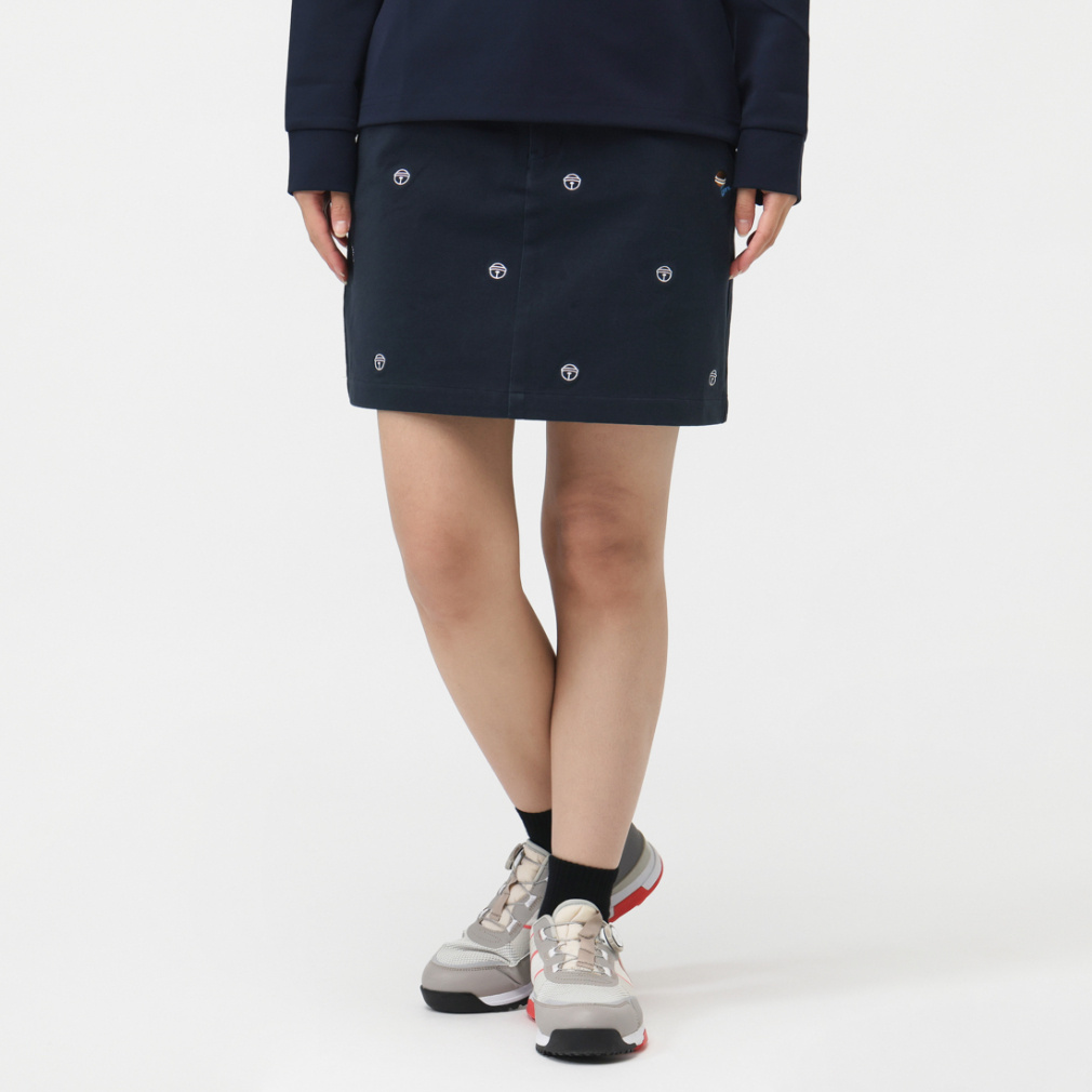 Jack Bunny Ladies' Golf Apparel [Doraemon] 2-Way Stretch Twill All-Over Pattern Skirt 2635234058