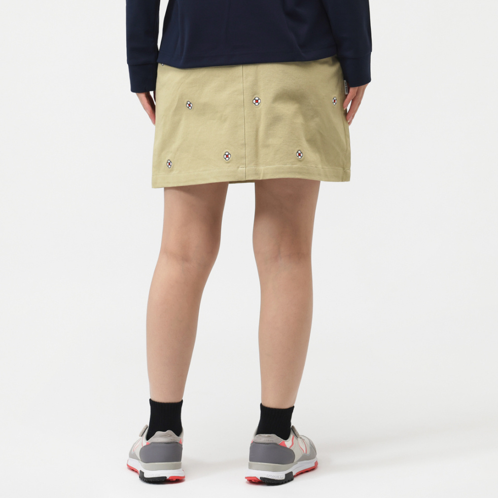 Jack Bunny Ladies' Golf Apparel [Doraemon] 2-Way Stretch Twill All-Over Pattern Skirt 2635234058