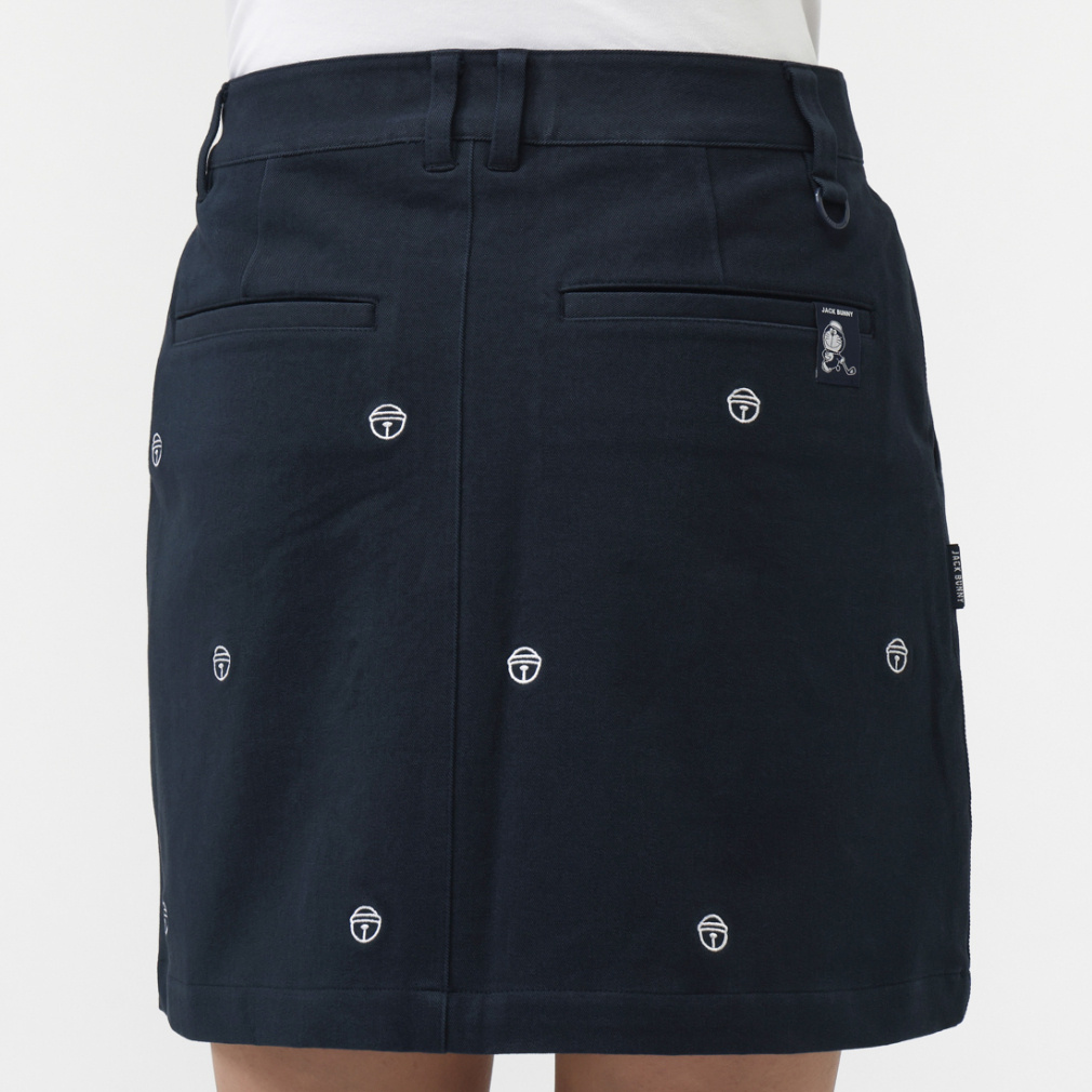 Jack Bunny Ladies' Golf Apparel [Doraemon] 2-Way Stretch Twill All-Over Pattern Skirt 2635234058