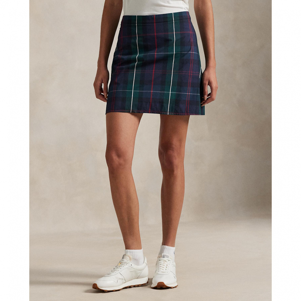 RALPH LAUREN Ladies' Golf Apparel Check Skort FW25-2754