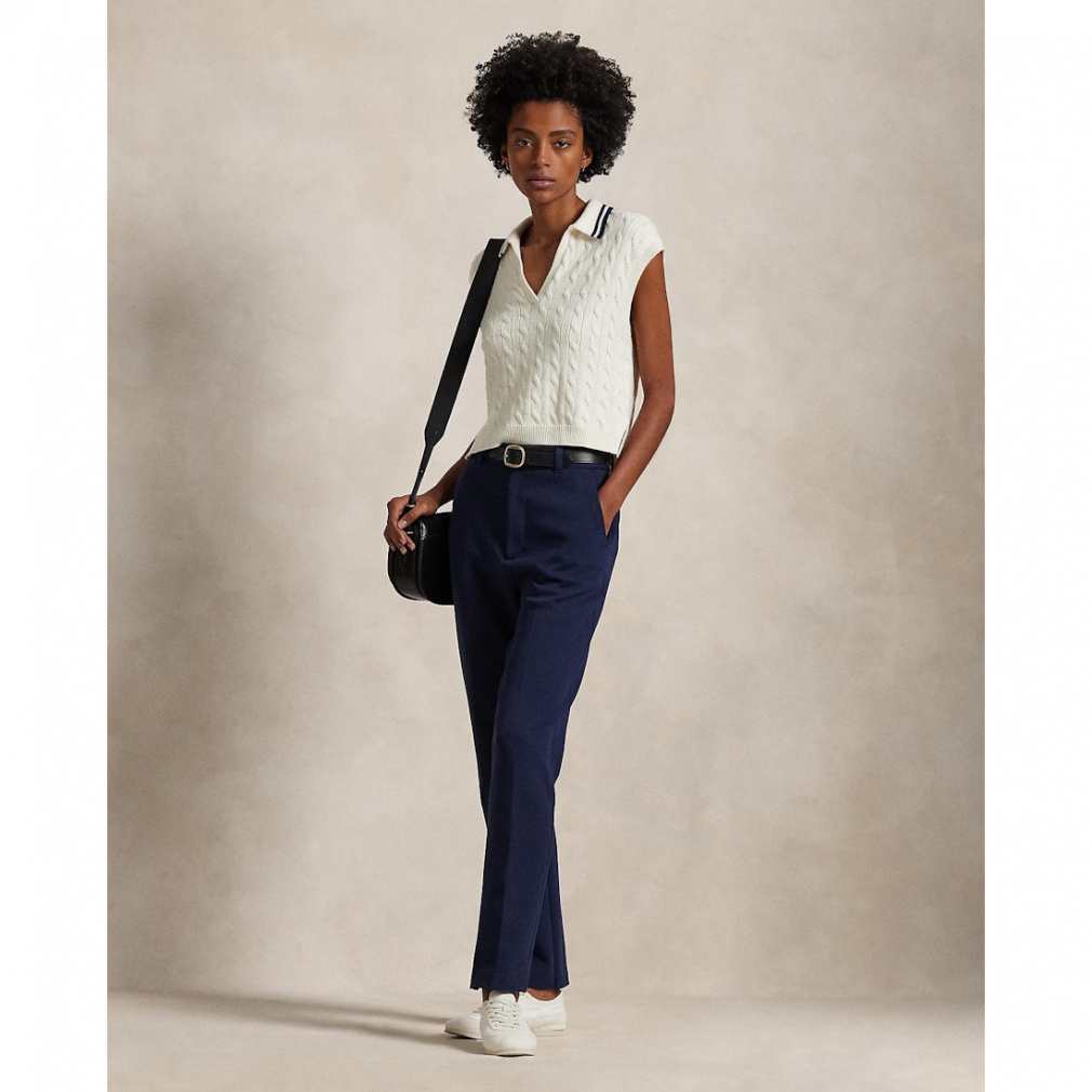 RALPH LAUREN Ladies' Golf Apparel Double Knit Jacquard Pants SS25-2801