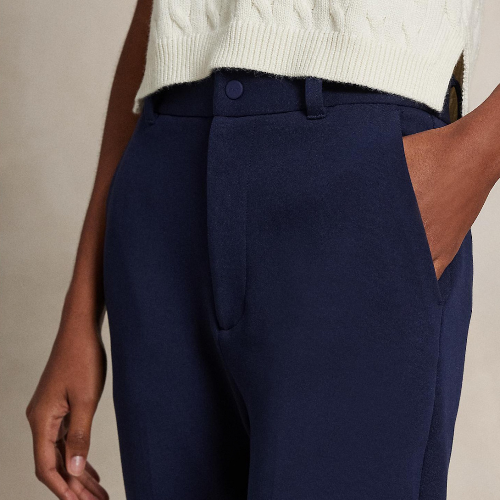 RALPH LAUREN Ladies' Golf Apparel Double Knit Jacquard Pants SS25-2801