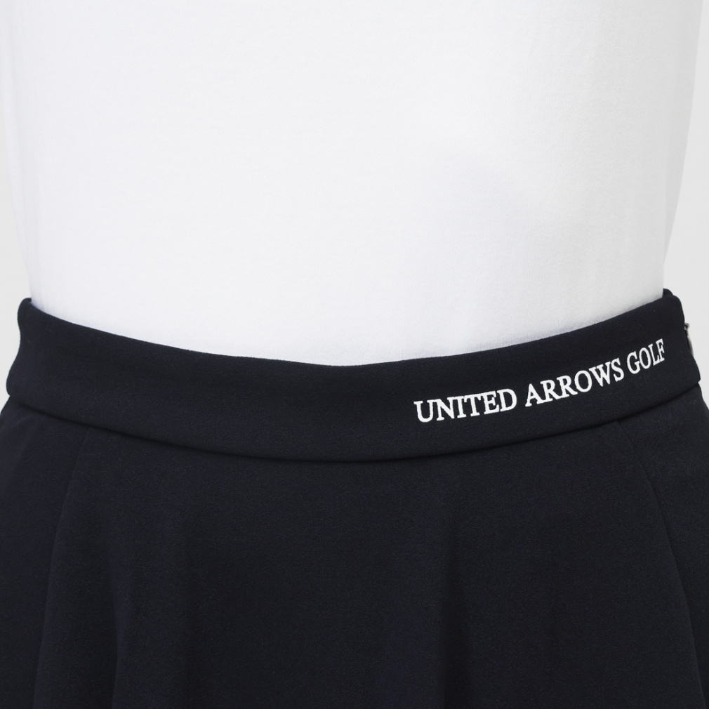 UNITED ARROWS Ladies' Golf Apparel Flare Back Side Pleats Skirt UAGW-25114