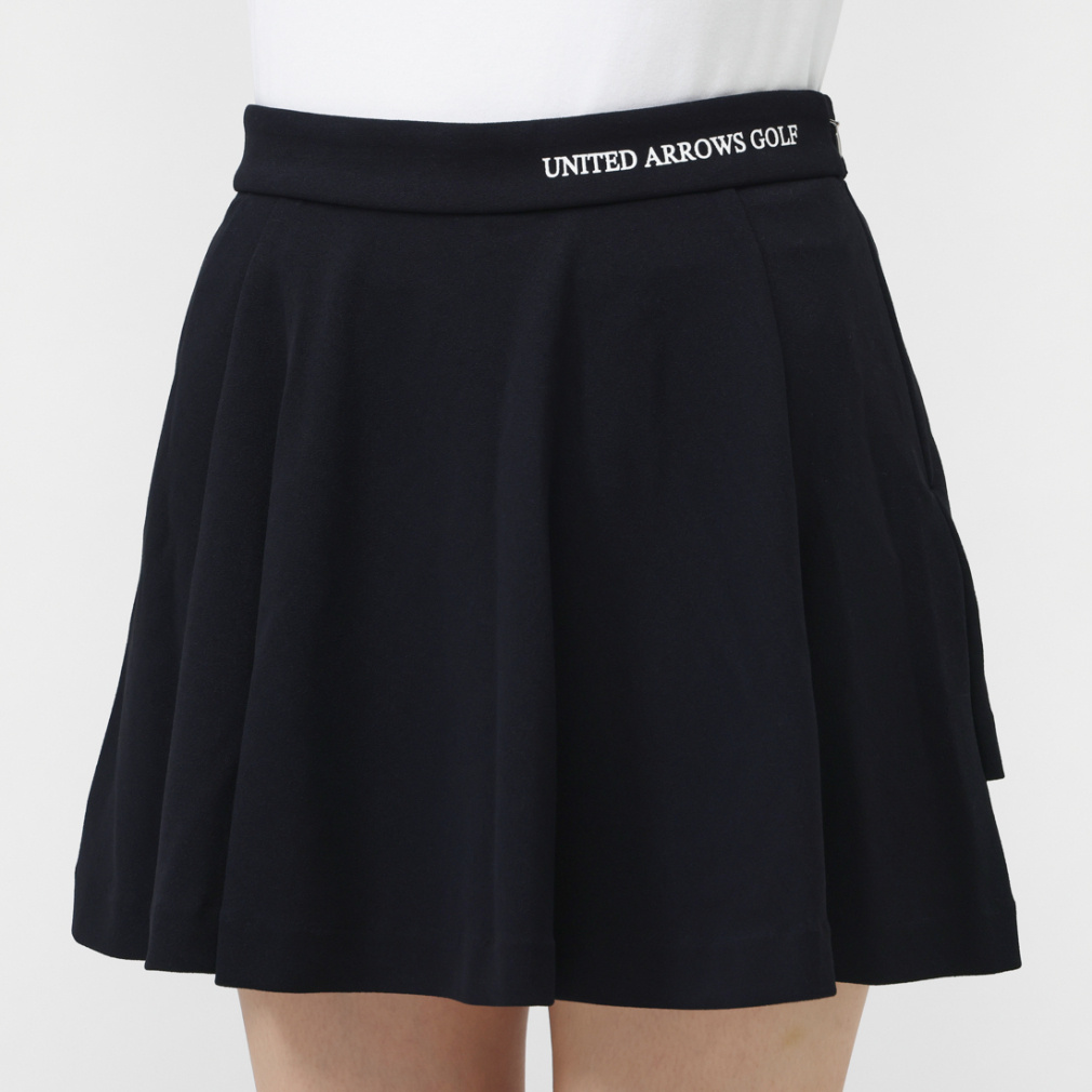 UNITED ARROWS Ladies' Golf Apparel Flare Back Side Pleats Skirt UAGW-25114