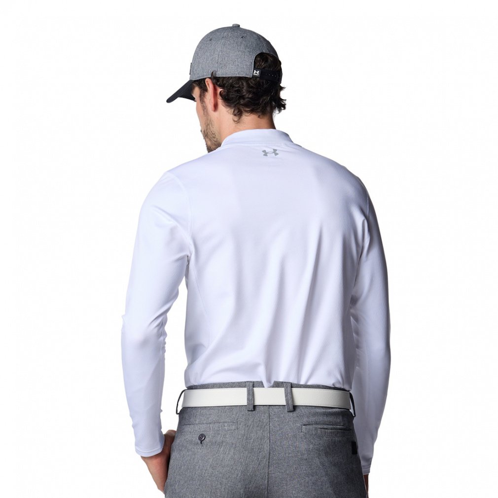 UNDER ARMOUR Men's Golf Wear UA ColdGear Infrared Fitted Long Sleeve Mock Neck Shirt 6007944