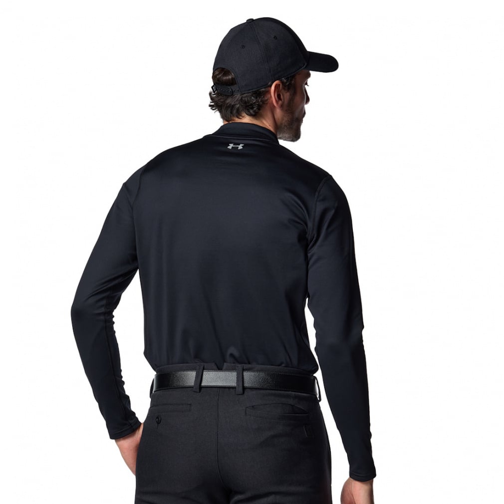 UNDER ARMOUR Men's Golf Wear UA ColdGear Infrared Fitted Long Sleeve Mock Neck Shirt 6007944
