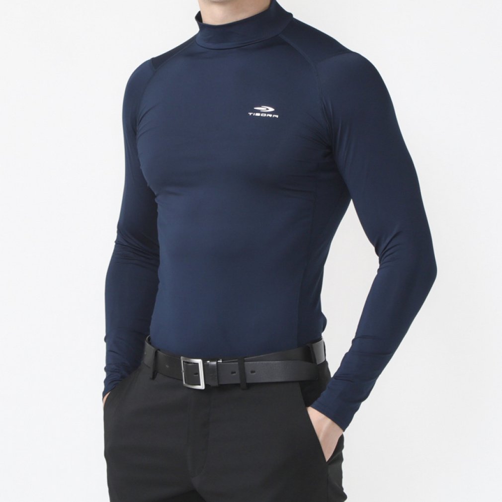 TIGORA Men's Golf Wear Compression High Neck TR-1U1053LH