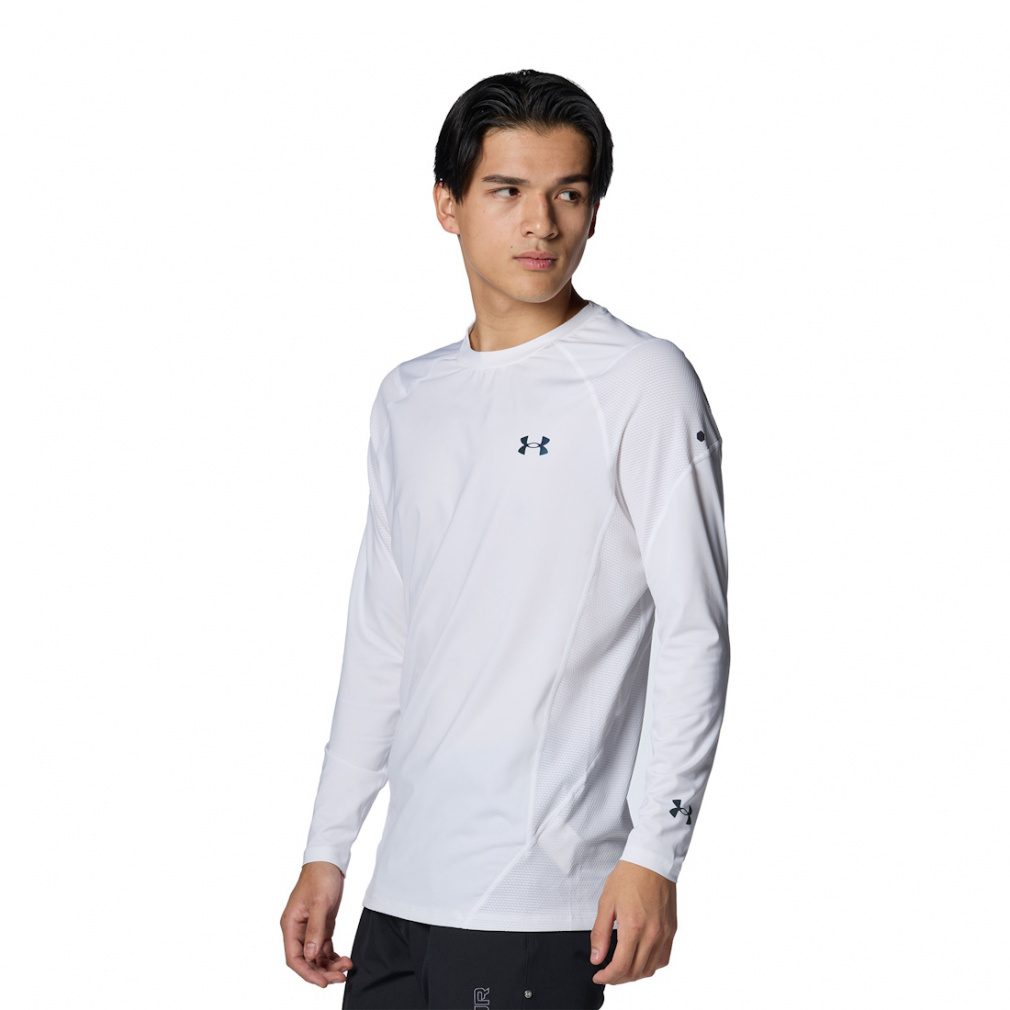 UNDER ARMOUR Men's Golf Wear UA HeatGear Vanish Fitted Long Sleeve Crew Neck Shirt 1385387