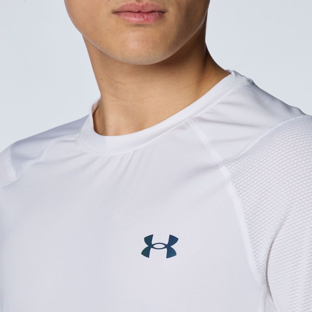 UNDER ARMOUR Men's Golf Wear UA HeatGear Vanish Fitted Long Sleeve Crew Neck Shirt 1385387