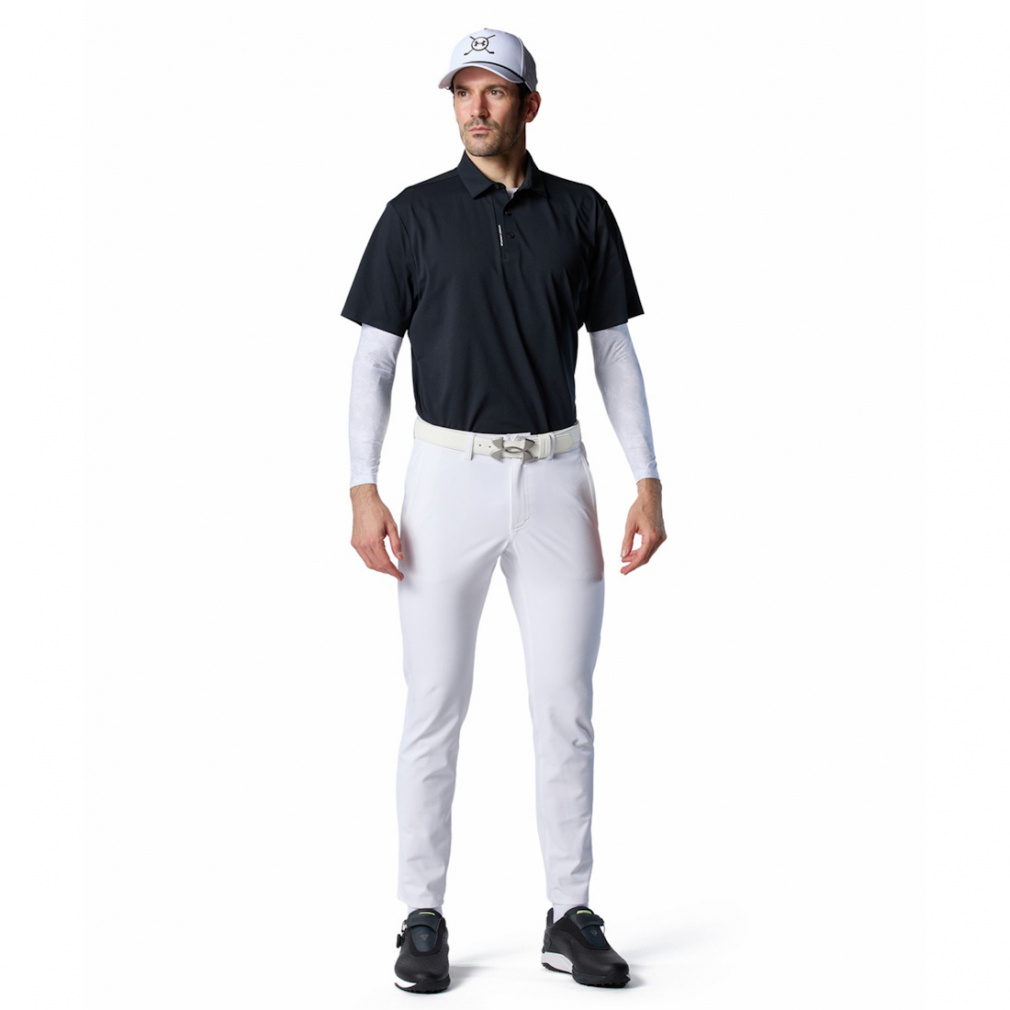 UNDER ARMOUR Men's Golf Wear UA HeatGear Fitted Novelty Crew Neck Shirt 6012522