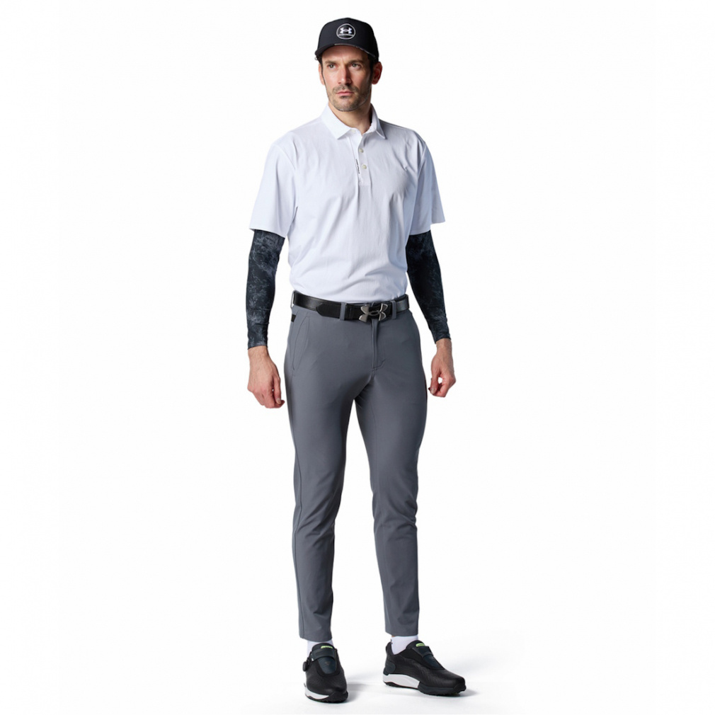 UNDER ARMOUR Men's Golf Wear UA HeatGear Fitted Novelty Crew Neck Shirt 6012522