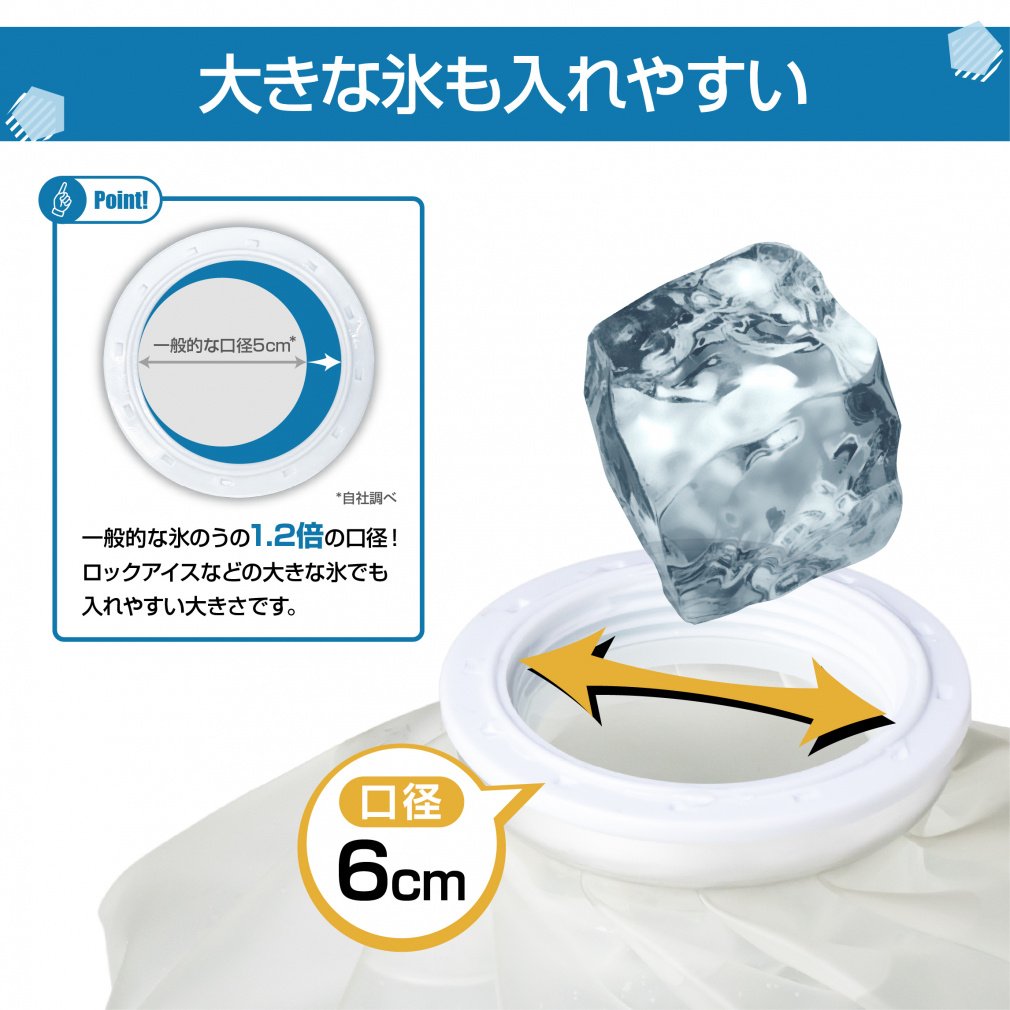 TIGORA Icing Ice Bag / Fast Cooling / Easy Care / Wide Mouth 1730530105