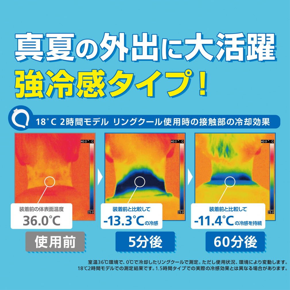 TIGORA Neck Cooler Ring Cool Sports 18 degrees - 1.5 hours