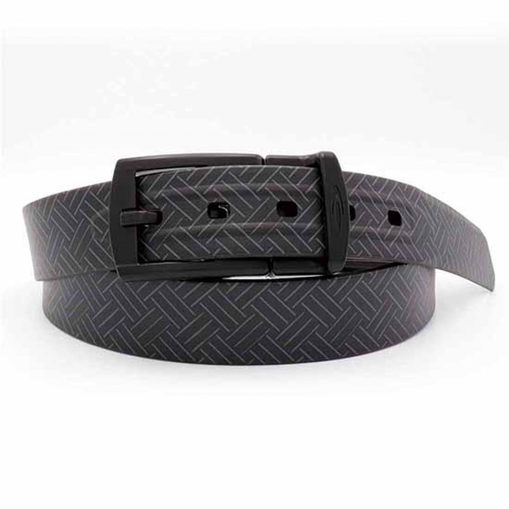TIGORA Men's Golf Wear Comfortable Stretch Water Repellent Rubber Belt TR-1ABKGE*MBK1S