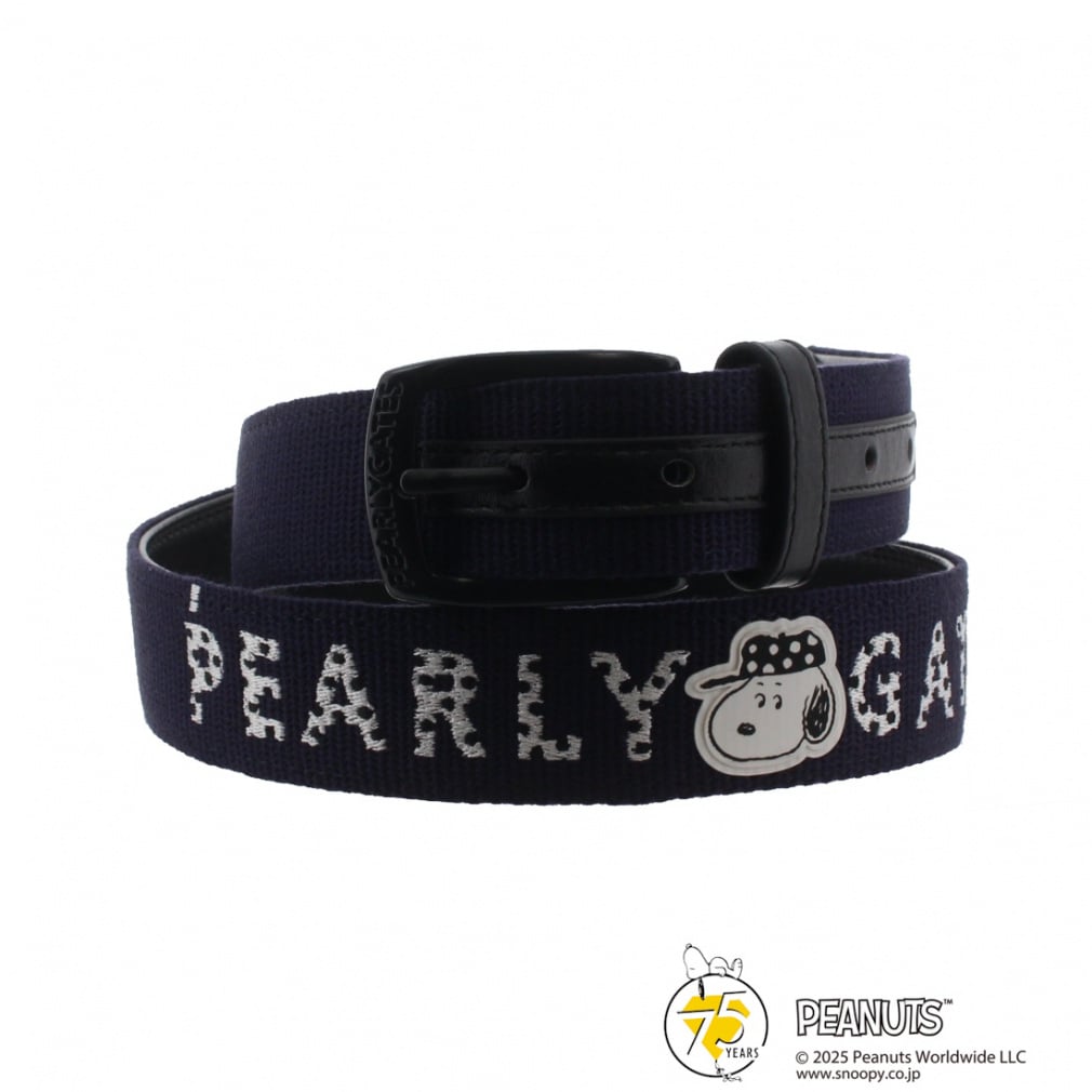 PEARLY GATES Men's Golf Wear SNOOPY Acrylic Tape BELT 0535282031
