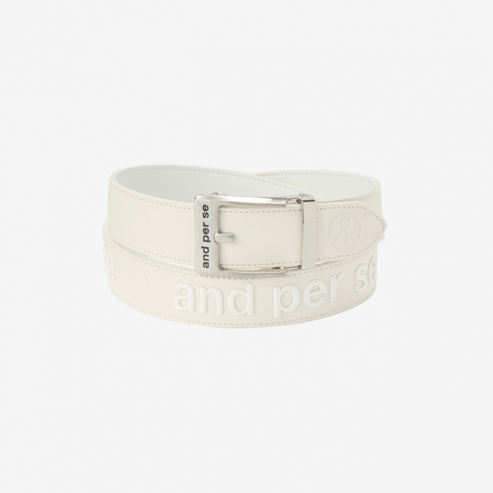 and per se Men's Golf Wear Logo Print Belt AMS7416