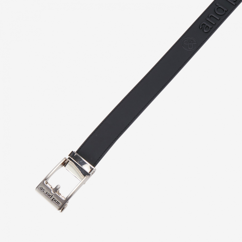 and per se Men's Golf Wear Logo Print Belt AMS7416