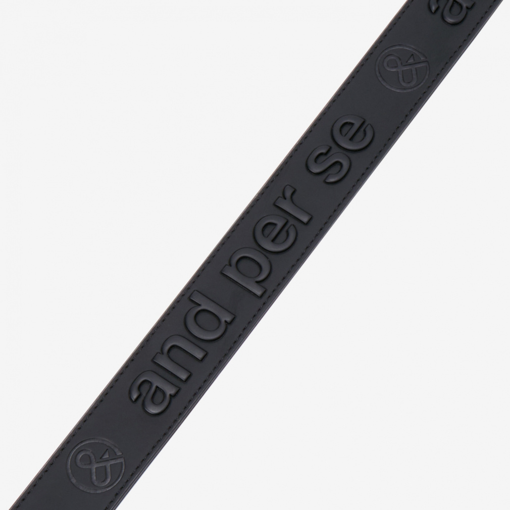 and per se Men's Golf Wear Logo Print Belt AMS7416