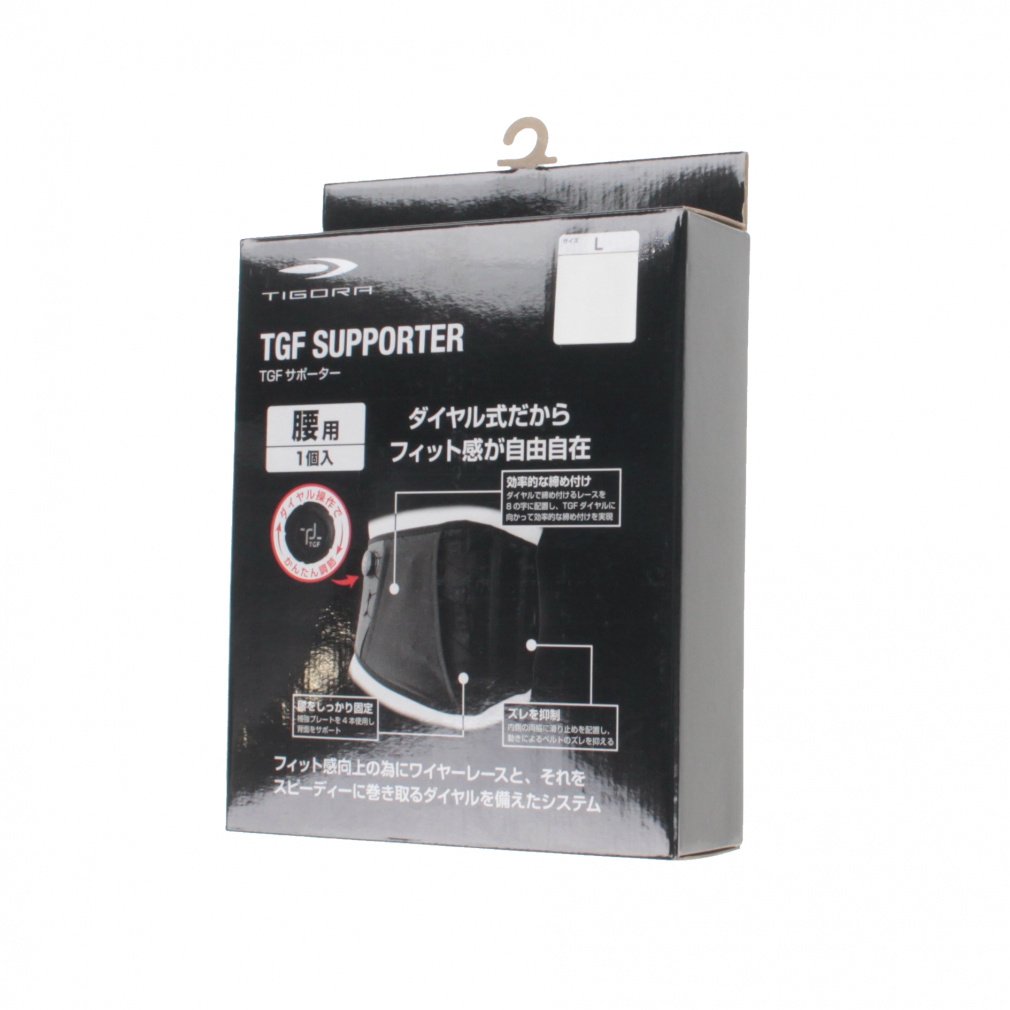 TIGORA Waist Support U-Koshi TGF Back Supporter with TGF Dial