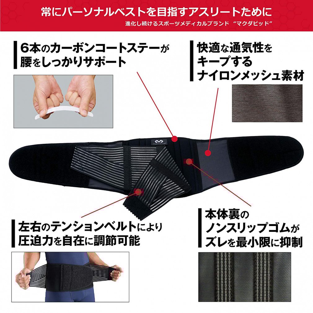 MCDAVID Waist Support Universal Back Support