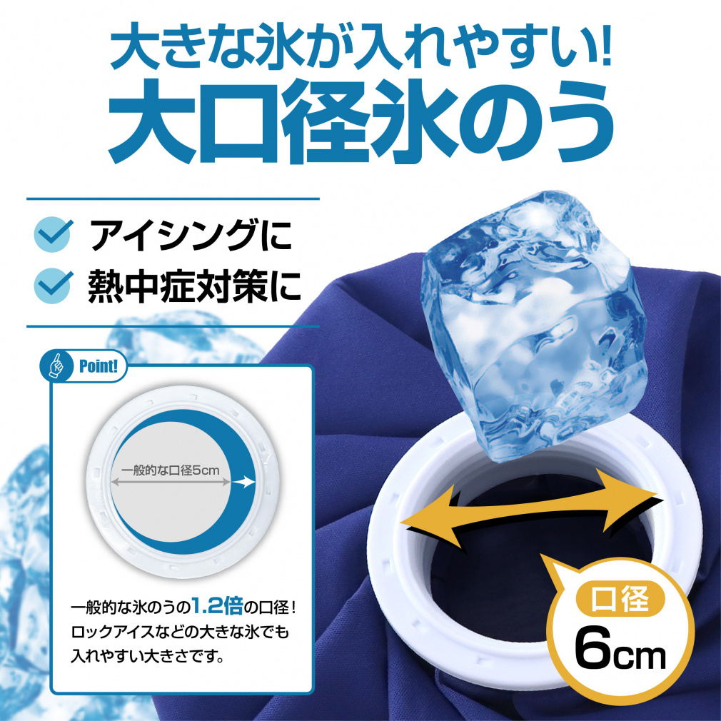 TIGORA Icing Ice Bag, Large Opening, Wide Mouth, Regular