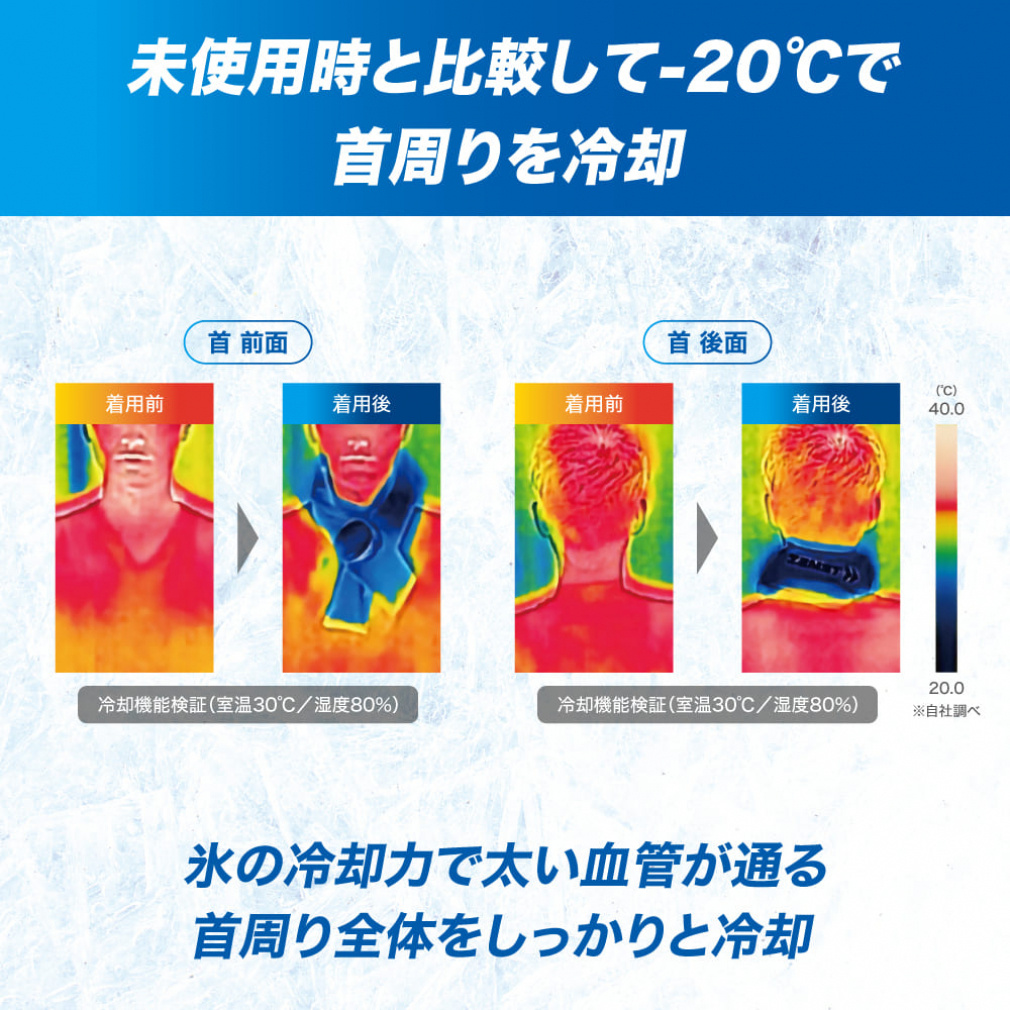 ZAMST Icing Ice Bag for Neck, Navy, Free Size 387000