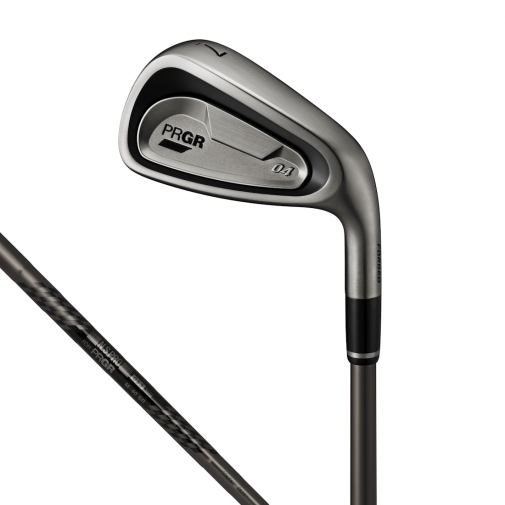 PRGR iron set 5-Piece 04 IRON Limited Black Edition Set Spec Steel III ver.2 Luxury Black