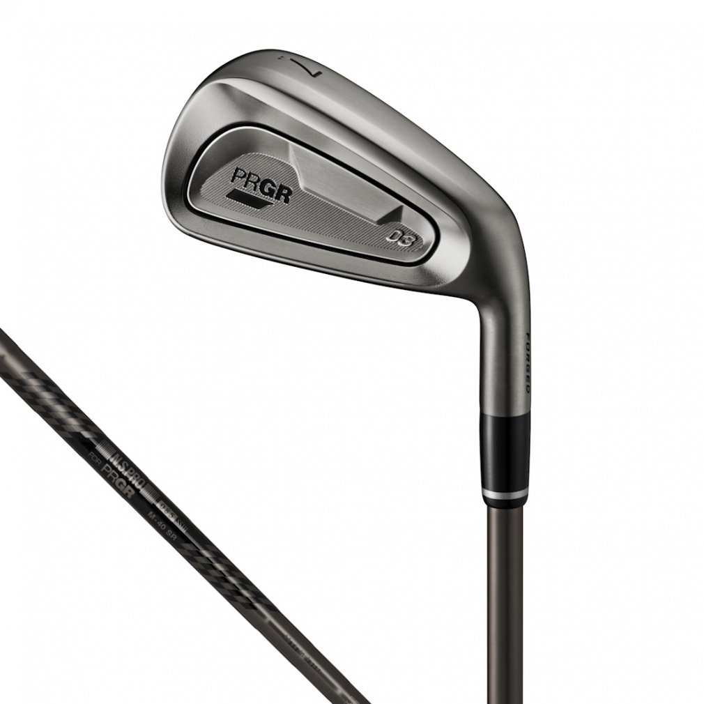 PRGR iron club Single 03 IRON Limited Black Edition Iron GW Spec Steel III ver.2 Luxury Black