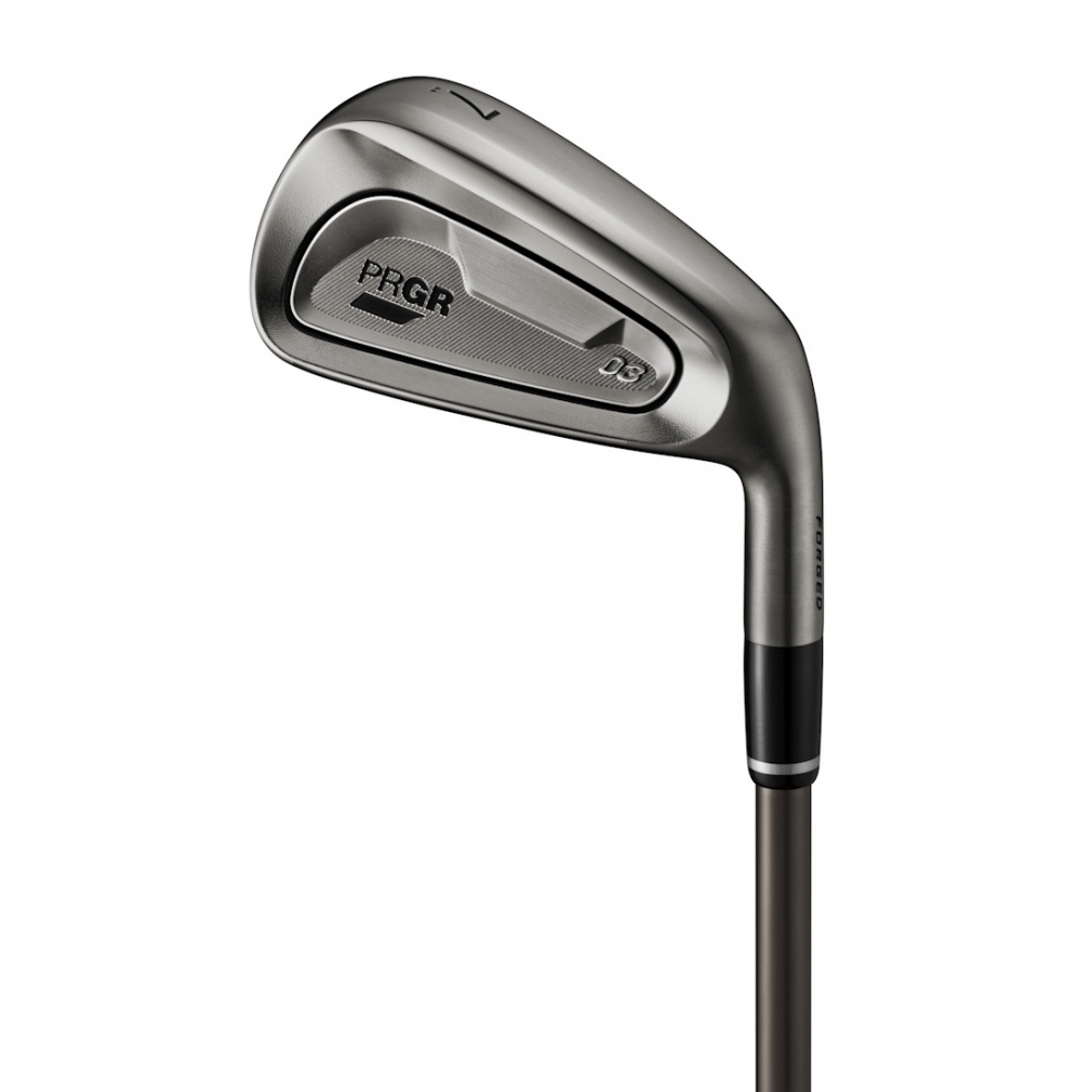 PRGR iron club Single 03 IRON Limited Black Edition Iron GW Spec Steel III ver.2 Luxury Black