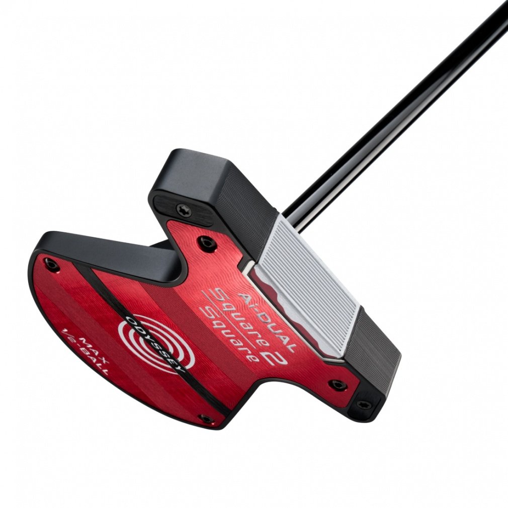 ODYSSEY putter Ai-DUAL Square 2 Square 1/2-BALL MAX STROKE LAB 120 BLACK Shaft (Steel)