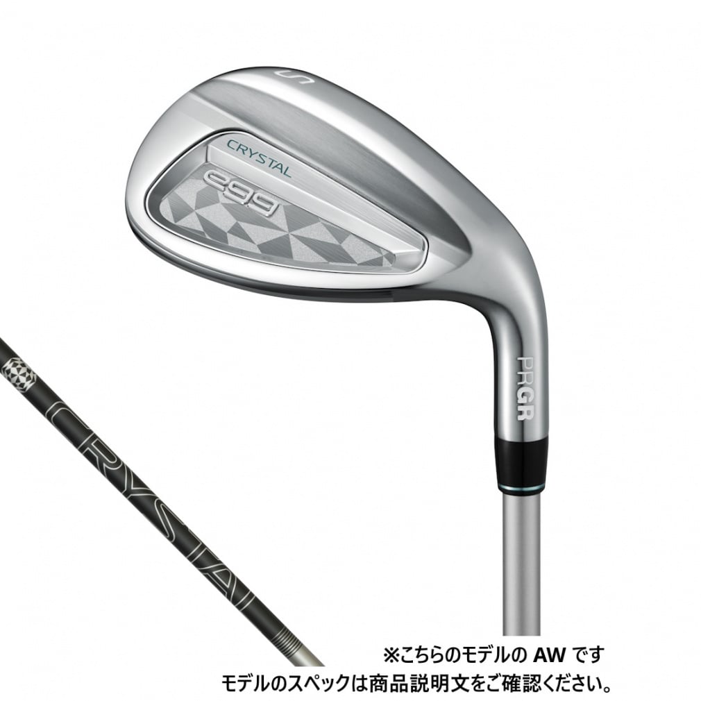 PRGR iron club Single Ladies CRYSTAL EGG IRON Iron Original Carbon