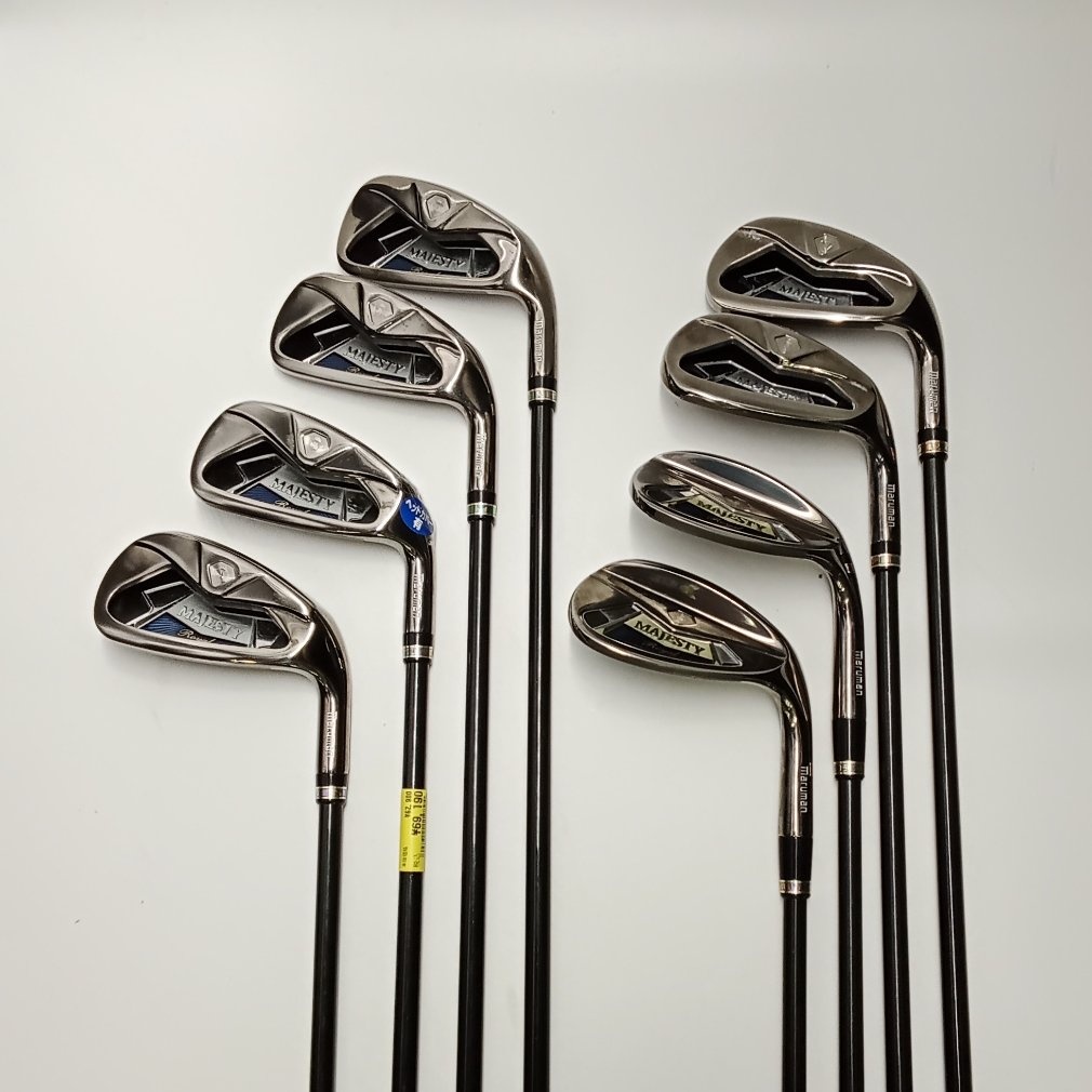 [Gậy golf cũ] Majesty Bộ gậy sắt (iron set) MAJESTY ROYAL BLACK (2014) SR MAJESTY LV510