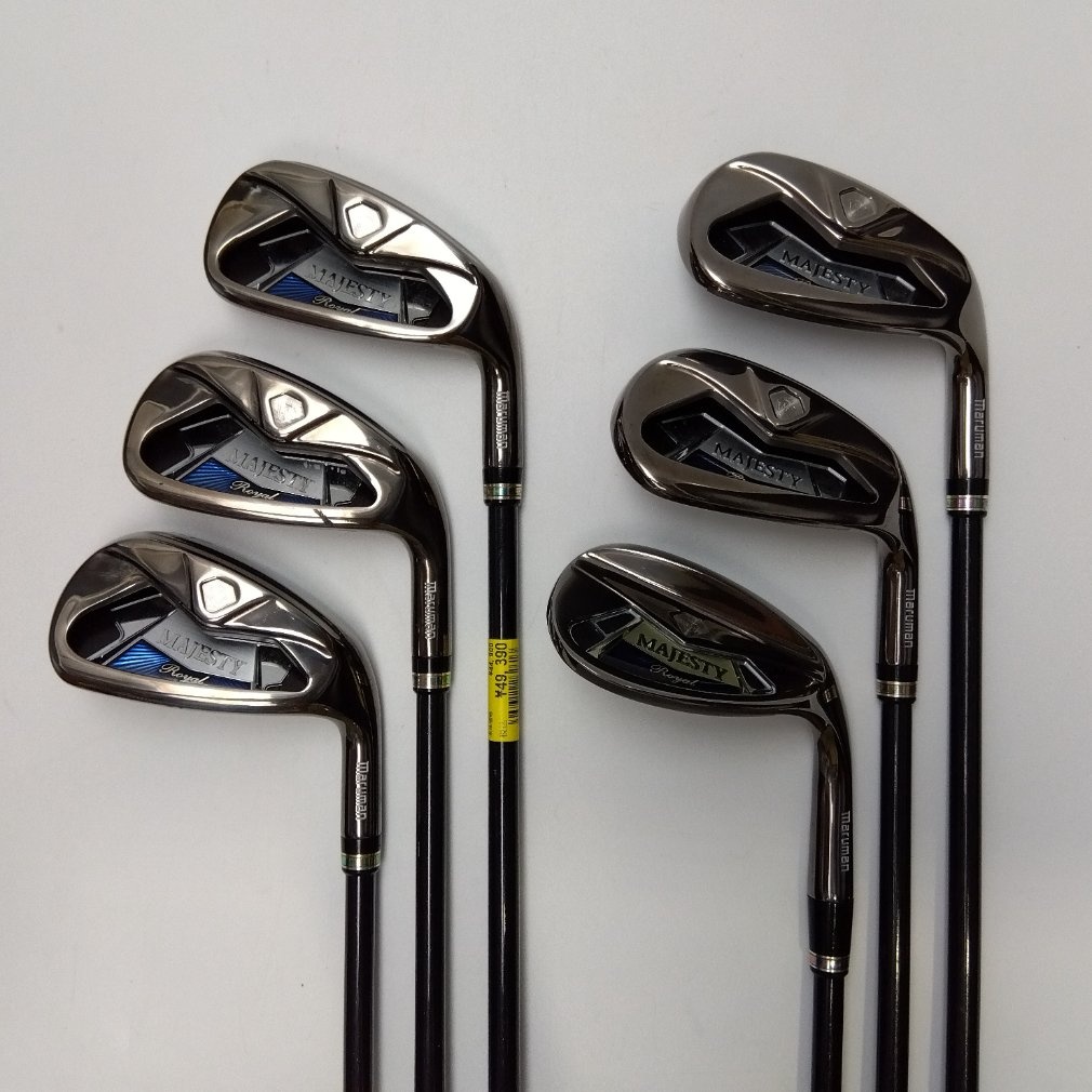 [Gậy golf cũ] Majesty Bộ gậy sắt (iron set) MAJESTY ROYAL BLACK (2014) R MAJESTY LV510