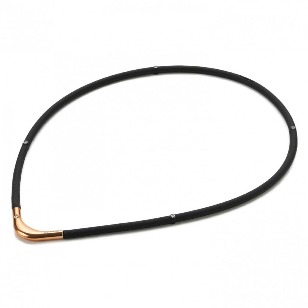 phiten RAKUWA Magnetic Titanium Necklace S-II with TOP Parts