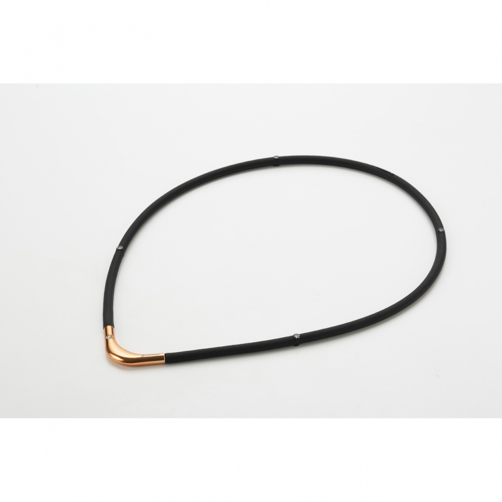 phiten RAKUWA Magnetic Titanium Necklace S-II with TOP Parts
