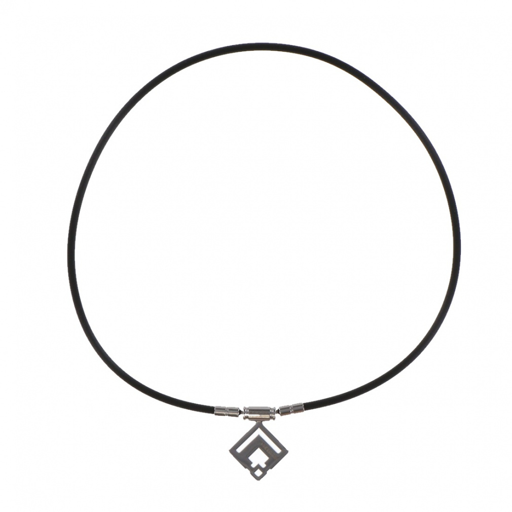 Colan Totte TAO Necklace Slim ARAN mini Silver x Blue Lame