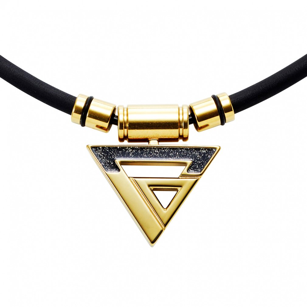 Colan Totte TAO Necklace A-original Classic Gold x Black Lame