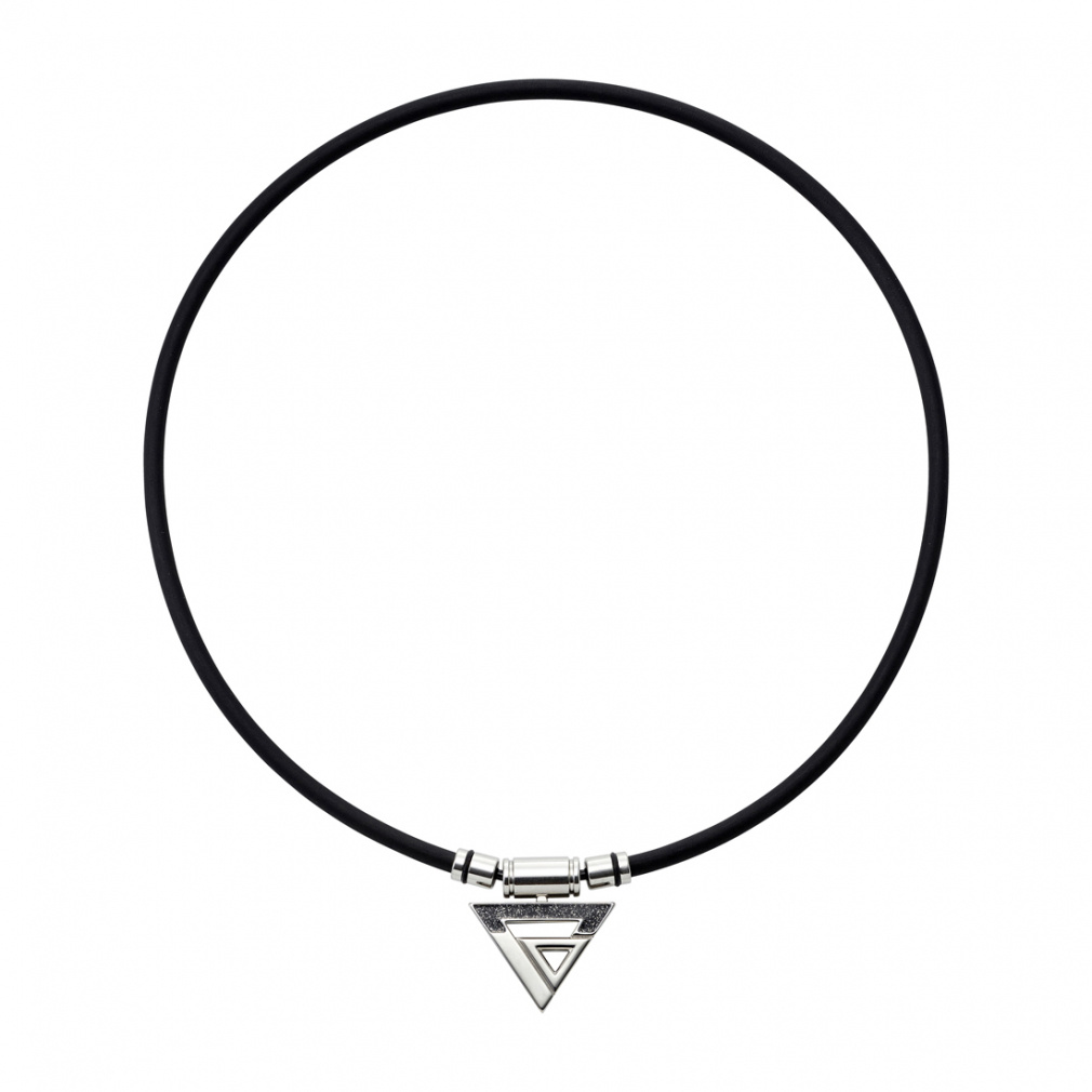 Colan Totte TAO Necklace A-original Silver x Black Lame