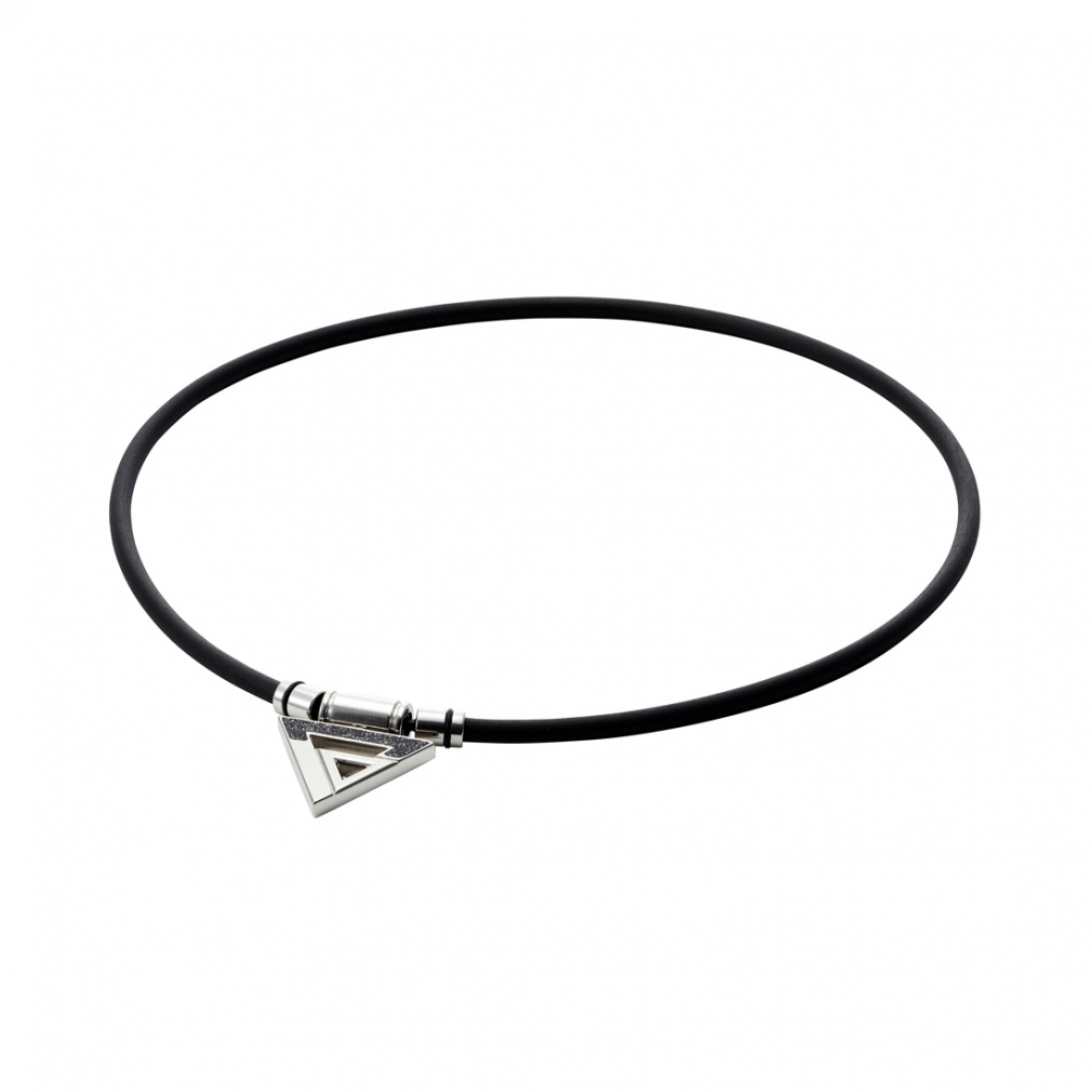 Colan Totte TAO Necklace A-original Silver x Black Lame