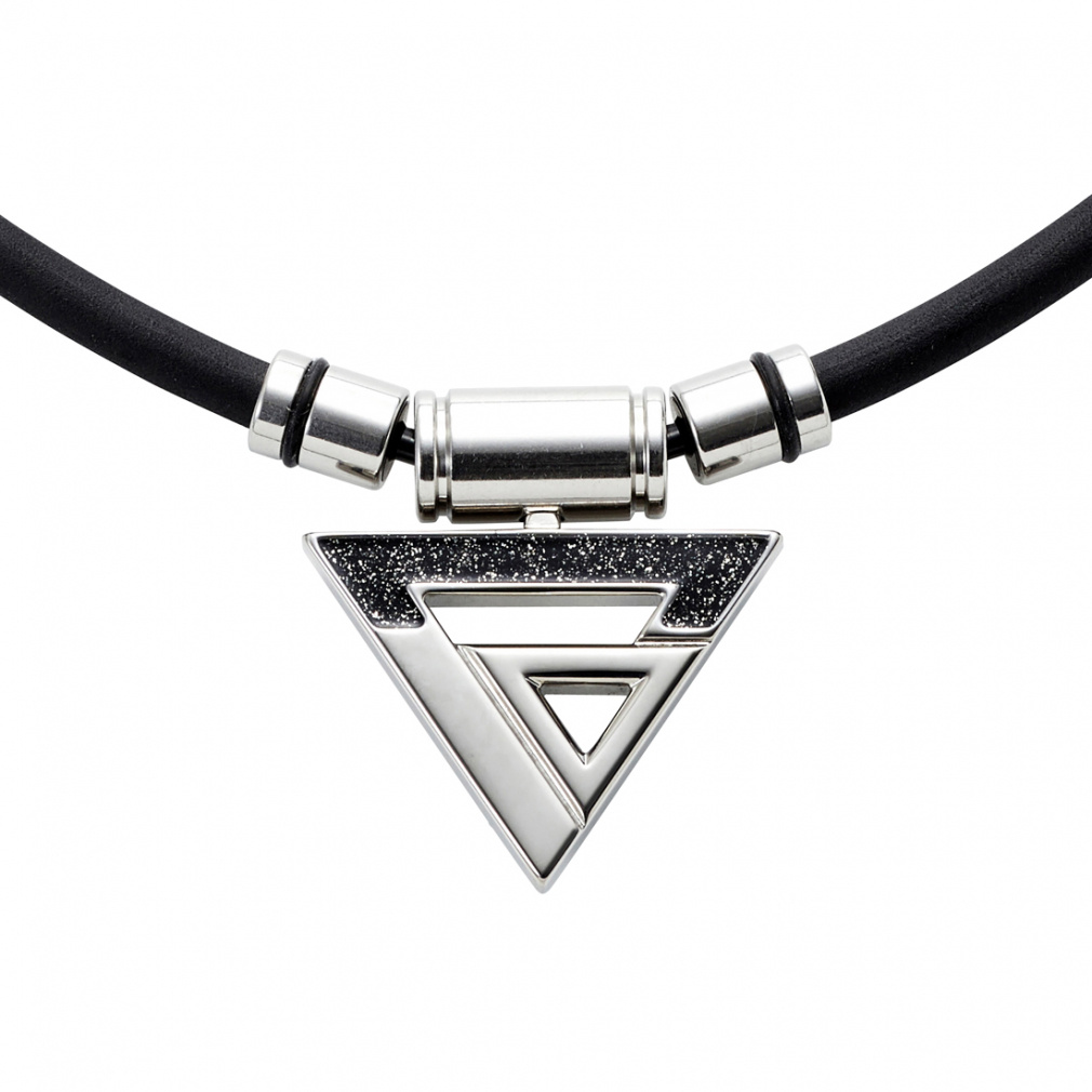 Colan Totte TAO Necklace A-original Silver x Black Lame