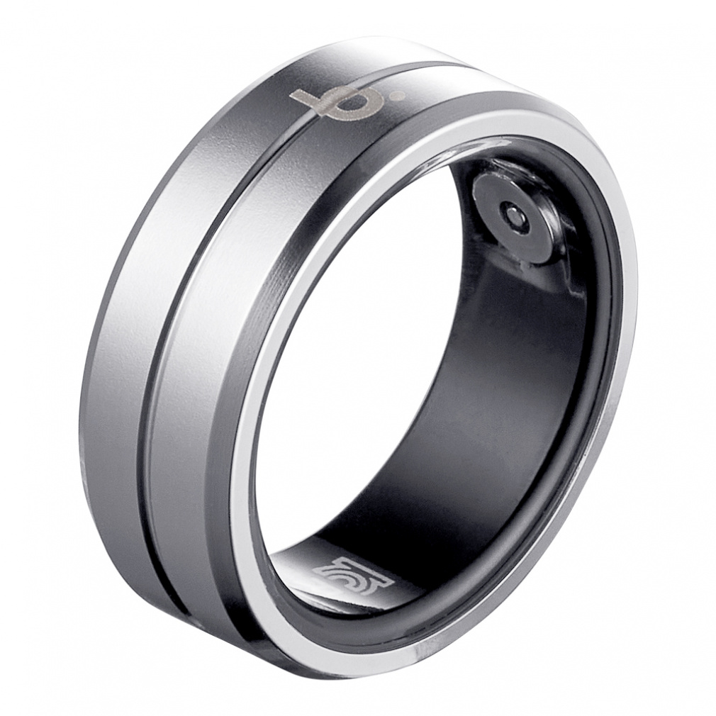 B.ring Smart Ring Stainless Steel