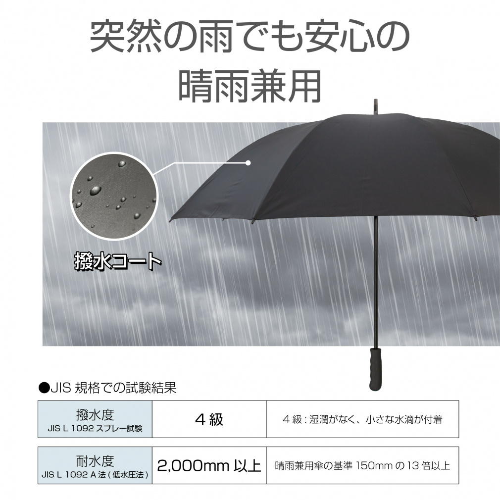 TIGORA Sun Umbrella Mens Large Sun & Rain Golf Umbrella, Heat Shielding, 99% UV Cut, Unisex, for Sports Viewing