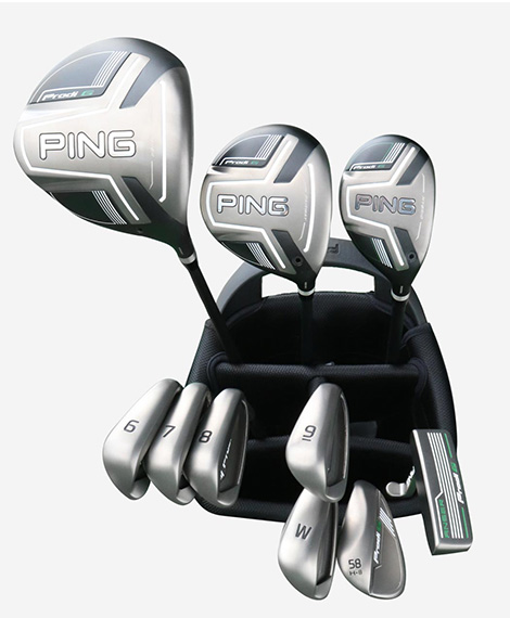 PING Set ProdiG 10 gậy + túi caddy cho kids 145cm (khoảng 12~15 tuổi)